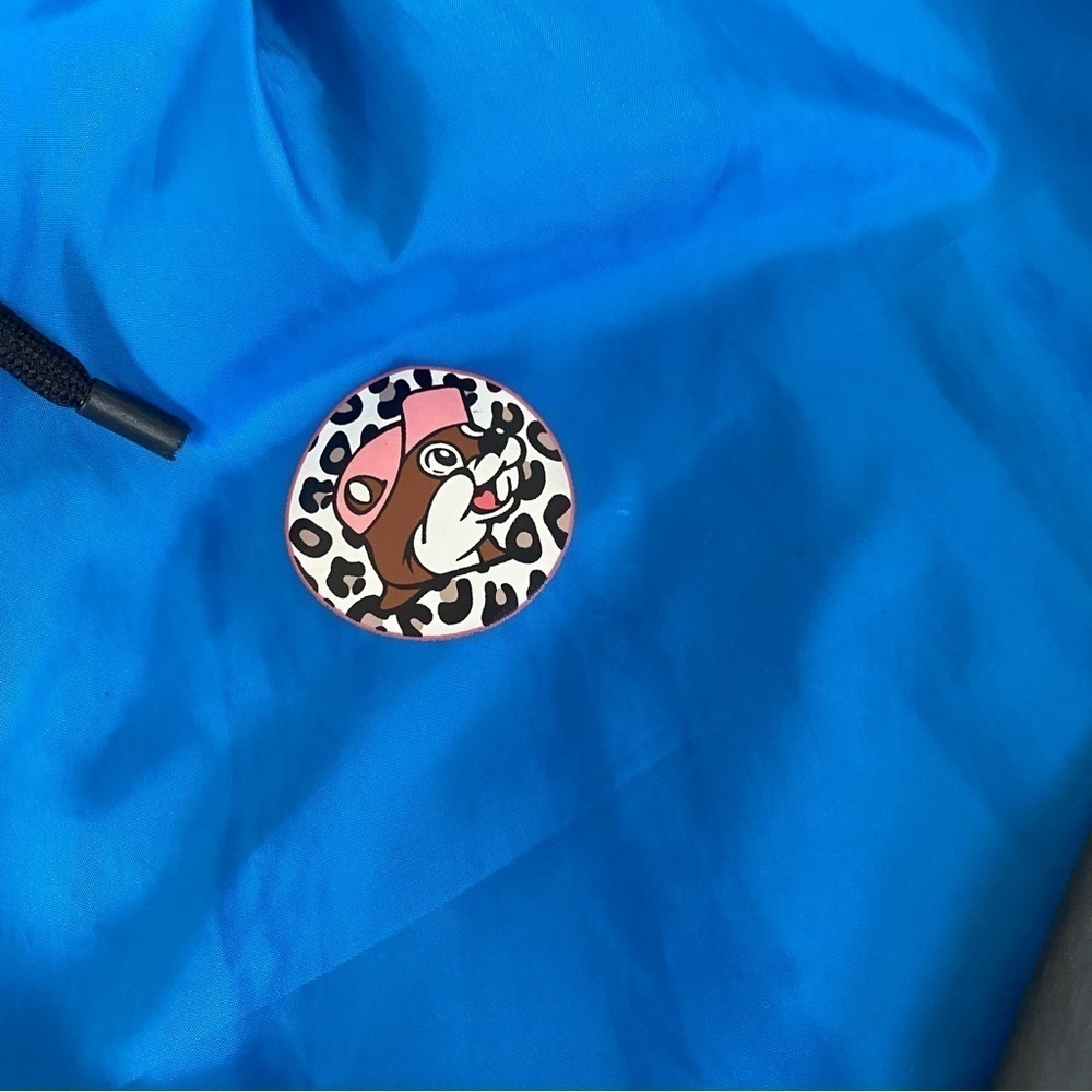 Buc-ee’s Youth Color Block Zip Up Hooded Windbreaker Size XS - Picture 3 of 5